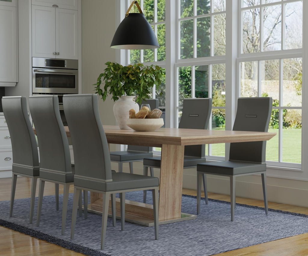 Neos Modern Furniture T1037SN Dining Table, Sonoma