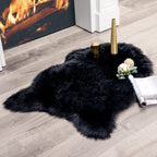 MIULEE Fluffy Rug Soft Shaggy Faux Fur Area Rug Luxury Plush Sheepskin Carpet for Halloween Bedroom Living Room Sofa Chair 2 x 3