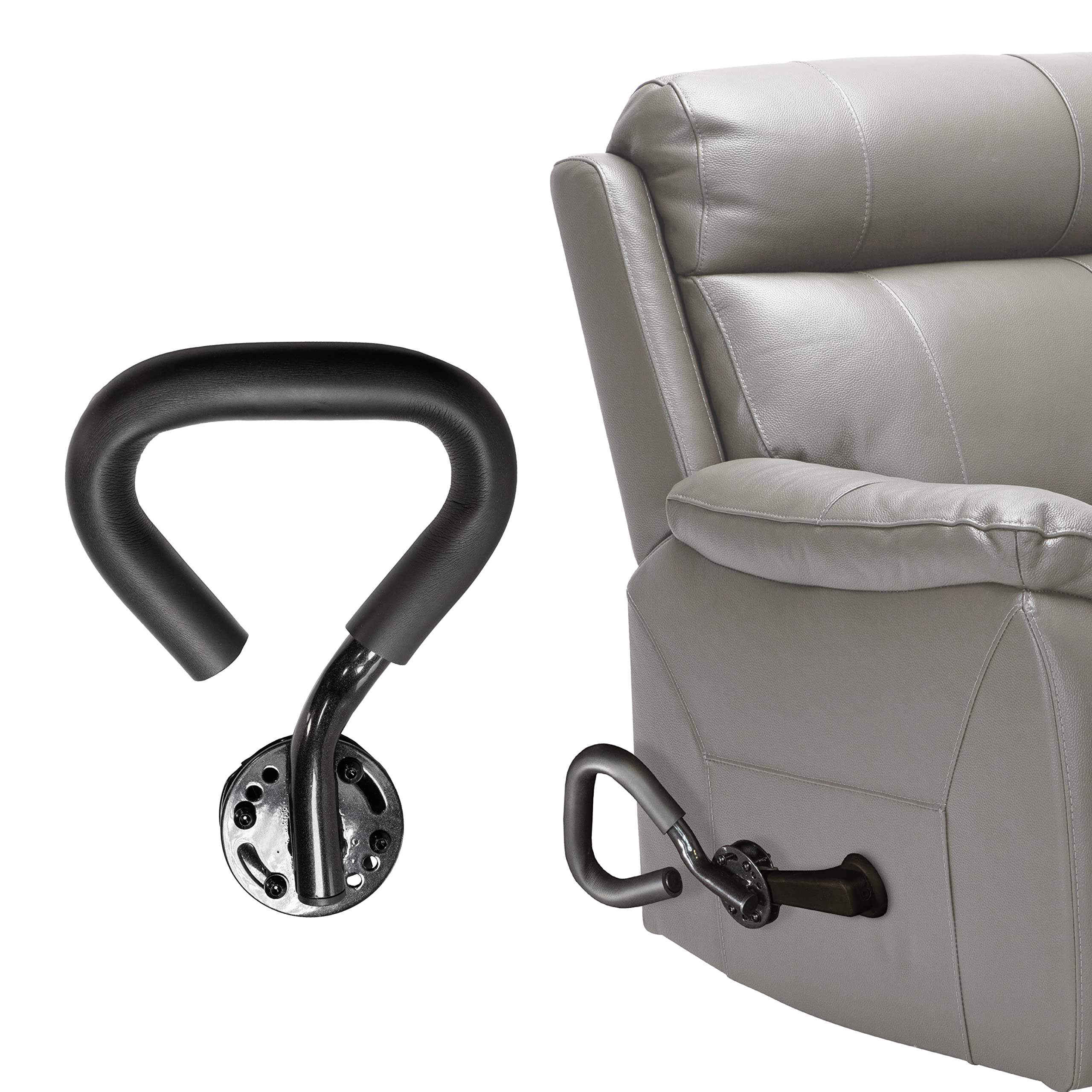 Stander Recliner Lever Extender Plus, Oversized Padded Grip Handle for Recliner Chairs, Extension Handle with Ergonomic Curve Gr