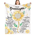 Nvdoxsa Christmas Granddaughter Blanket Gift, Granddaughter Gift From Grandma Grandpa,Gift For Granddaughter Birthday Idea, 50 *