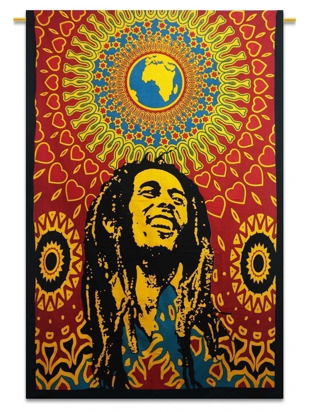 Rastogi Handicrafts Cotton Tapestry Indian Goddess Indian Deity 40' X 30' Poster Size Tapestry