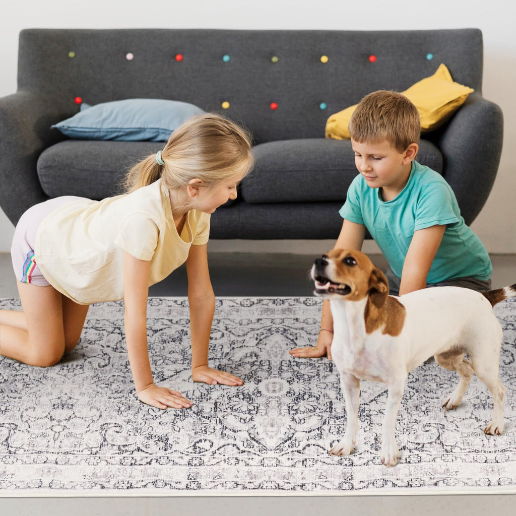 Coarir Hallways Runner Rug 2X8, Kitchen Rugs Washable Rug Runner Non Slip With Rubber Backing, Vintage Carpet Runners For Bedroo