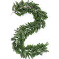 6ft Artificial Christmas Pine Garland, Real Touch Greenery Winter Garland Decor for Home, Fireplace, Wall, Porch, Table, Mantle,