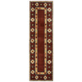 Rizzy Home Alora Decor Ryder 2'6" X 8' Tribal Burgundy/Tan/Rust/Navy/Sage Hand-Tufted Rug