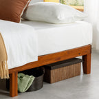 Mellow King Bed Frame Cherry Wood