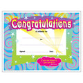 Trend Enterprises, Inc. Congratulations/Swirls Colorful Classics Cert'S., 30 Ct