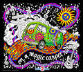 Stuff2Color Magic Love Bus - Giant Fuzzy Velvet Coloring Poster