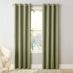 Sun Zero Barrow Energy Efficient Grommet Curtain Panel Pair 54' X 54'