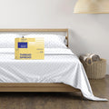 Thread Spread 100% Egyptian Cotton Printed Bed Sheets - 600 Thread Count 4 Pc Full Sheet Set, Hotel Luxury Sateen Bedsheets, 16' Deep Pocket Soft Cooling Sheets For Full Size Bed - Polka Dot - Navy