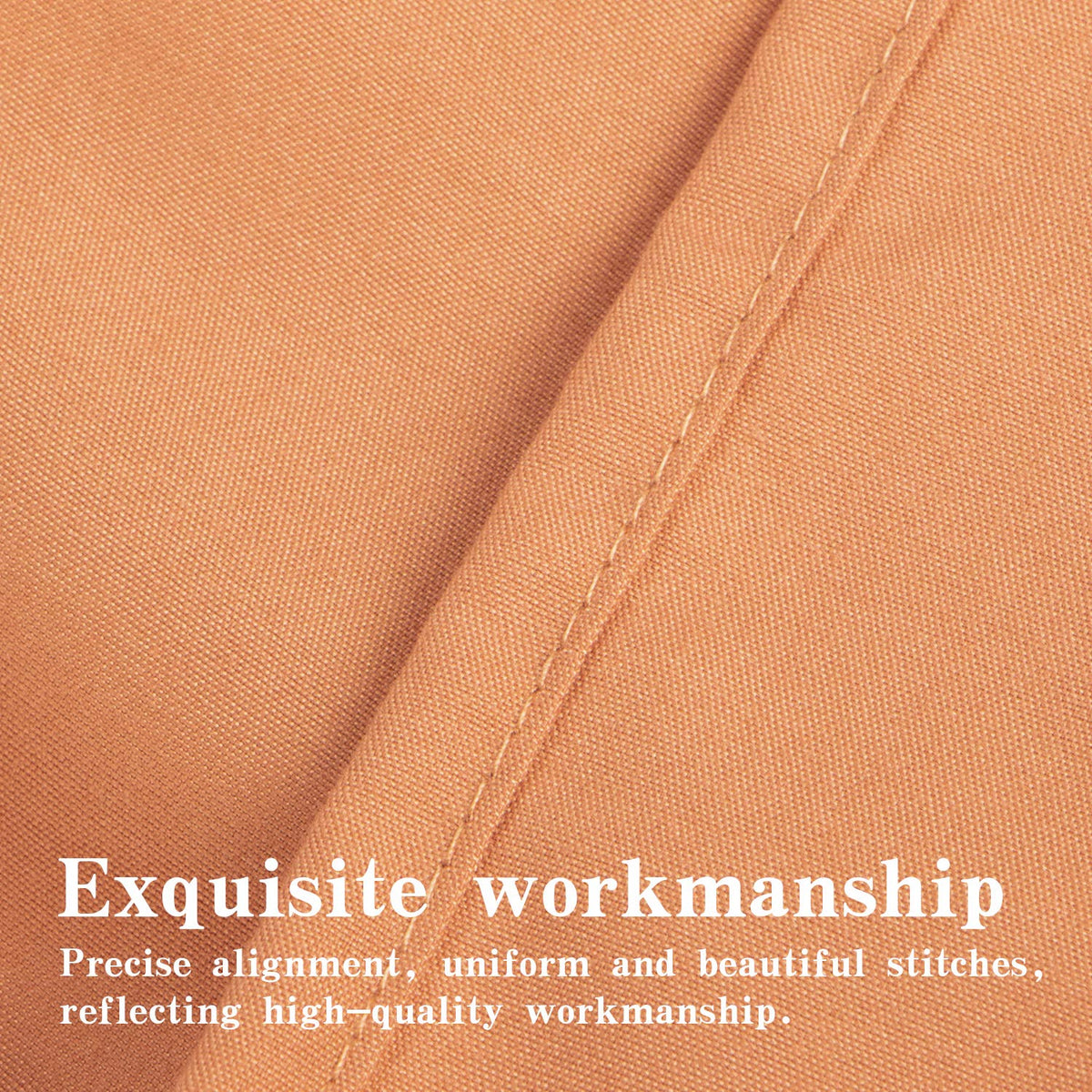 Ntbay 100% Brushed Microfiber 26X26 Euro Pillow Shams Set Of 2, Super Soft And Cozy European Throw Pillow Covers, Wrinkle, Fade, Stain Resistant Square Pillow Cases, Pale Orange