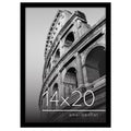 Americanflat 14x20 Picture Frame with Polished Plexiglass - Epic Collection - Gallery Wall Frames with Engineered Wood - Wide Ph