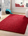 Rugs.com - ber Cozy Solid Shag Collection Rug - 8 x 11 Taupe Shag Rug Perfect for Living Rooms, Large Dining Rooms, Open Floor