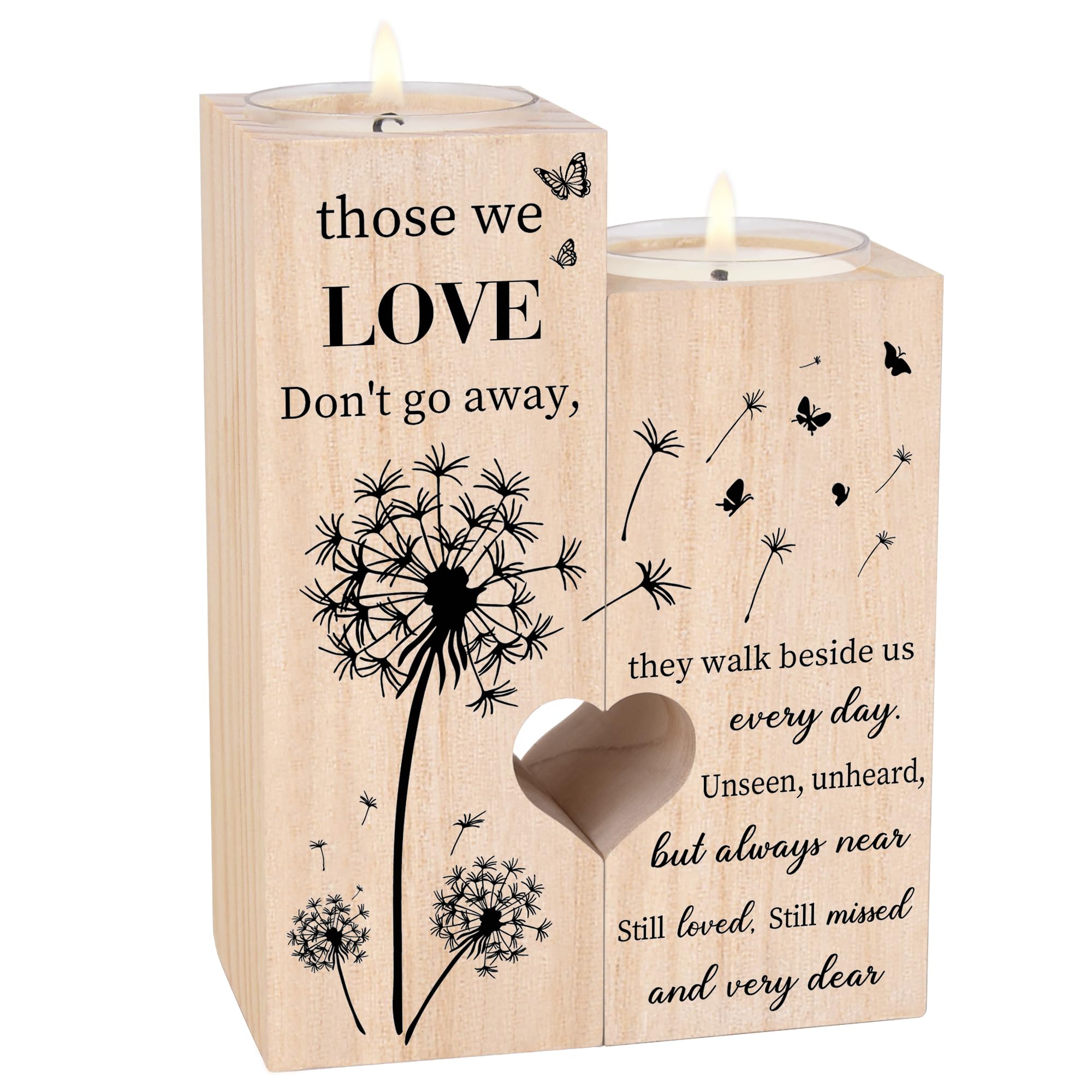 Sympathy Gifts for Loss of Loved One, Memorial Bereavement Gifts Candle Holders - Condolence Gift, Bereavement Gifts for Loss of