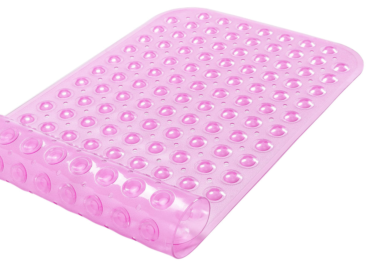 Tike Smart Large Non-Slip Bathtub & Shower Mat 31   X16    (Smooth/Non-Textured Tubs Only) Safe, Clean, Machine-Washable, Superi
