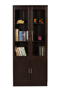 DeckUp Versa Engineered Wood Book Shelf and Display Unit (Dark Wenge, Matte Finish)
