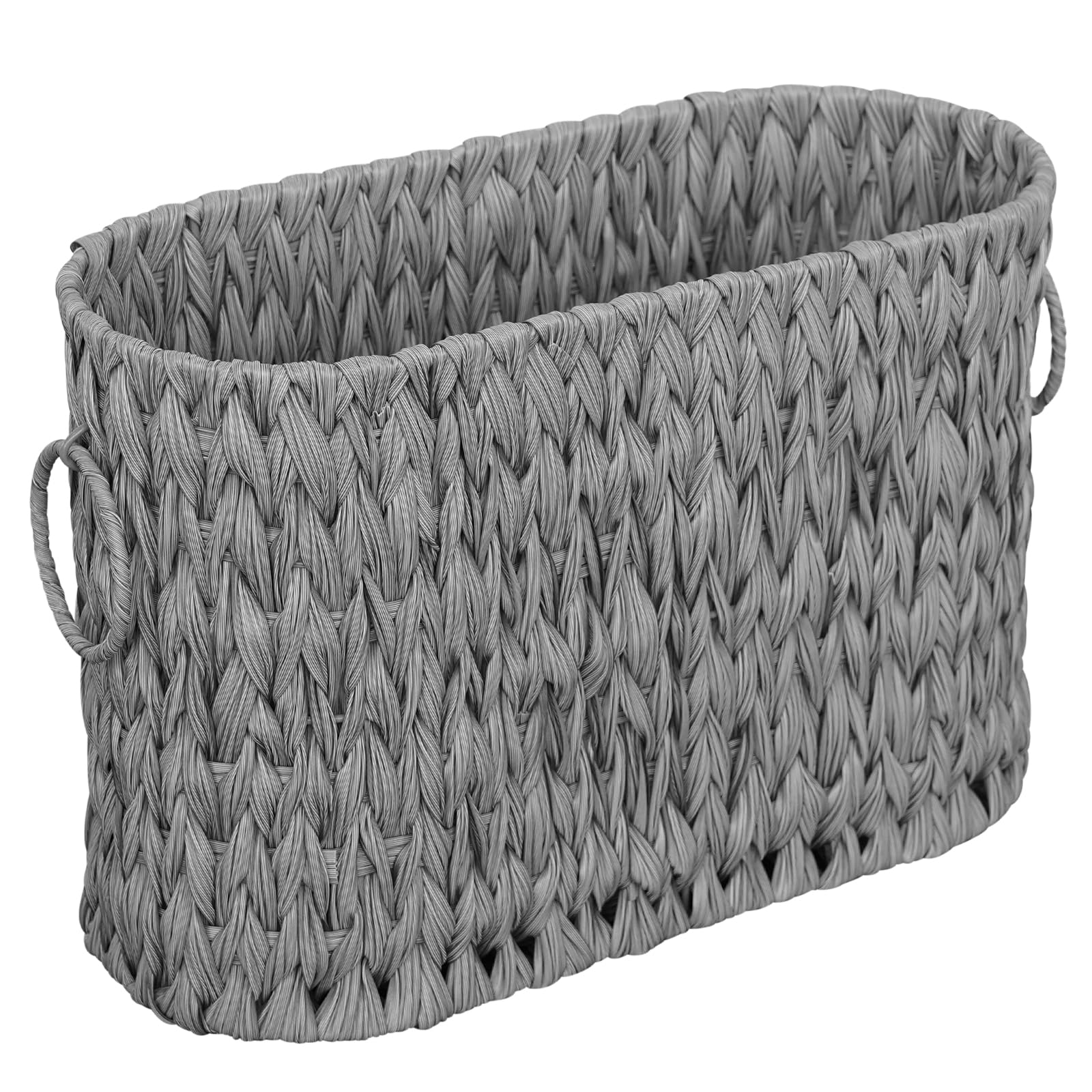 Coeusy Toilet Paper Storage,Toilet Paper Basket for Bathroom,Toilet Paper Holder with Storage,Large Toilet Paper Organizer for 6