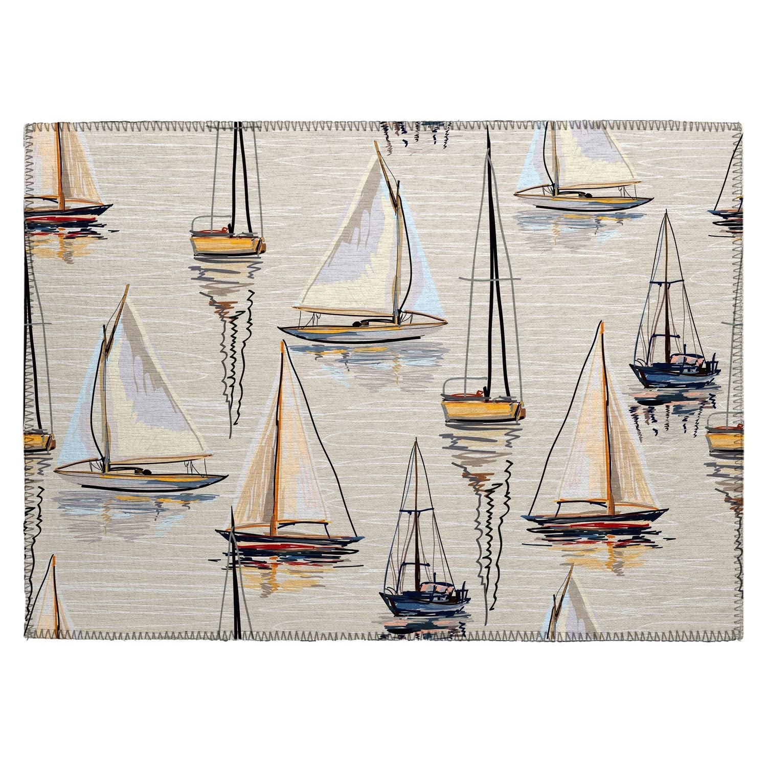 Harbor Ha8 Ivory Coastal Rug Rectangle 9' X 12'