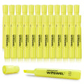 Woswel Highlighters Bulk, 24 Pack Tank Style Highlighters Set, Fluorescent Yellow, Chisel Tip Highlighter Markers Bulk For Kid A