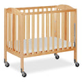 Dream On Me 3-in-1 Folding Portable Crib, Natural, Large