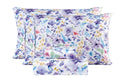 Mooreeke Floral Full Sheets, Soft Breathable Microfiber Vintage Printed Bed Sheet Set, Deep Pocket Non-Slip Fitted Sheet Include