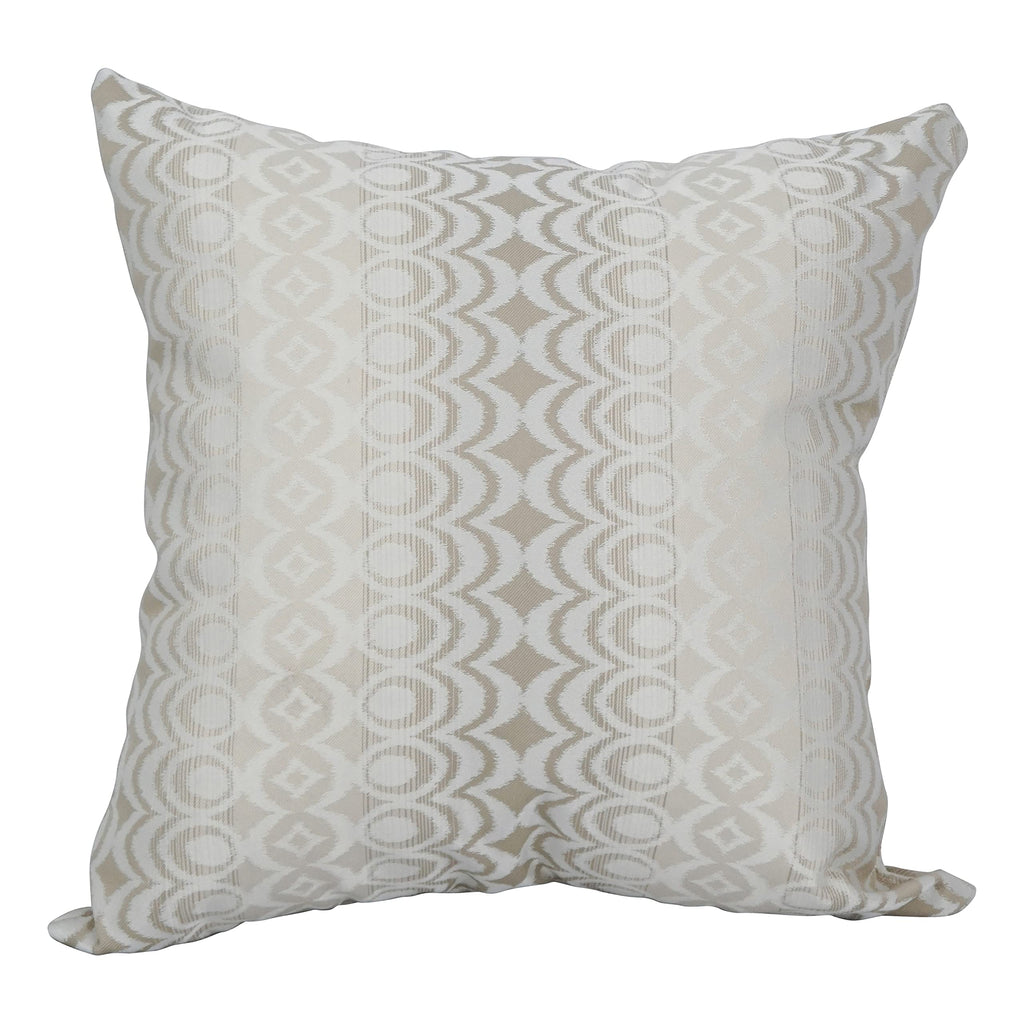 Blazing Needles Square Polyester Jacquard Throw Pillows, 17", Torero Dune 4 Count
