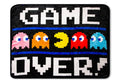 Just Funky Pac-Man Game Over Throw Blanket | 45 X 60 Inch Soft Fleece Blanket