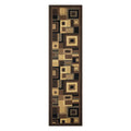 Home Dynamix Catalina_1ft9inx6ft9in_ Area Rugs, 19x69 Rectangle, Black/Brown