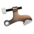 5 Pack Rok Hardware Adjustable Heavy Duty Hinge Pin Door Stop In Brushed Antique Copper Finish, Rokdsp1Bac