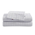 Tommy Hilfiger - Sheet Set, Cotton Percale Bedding with Matching Pillowcase, Crisp & Cool, Premium Quality Home Essentials (Mono