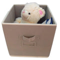 Elegant Home Fashions Open Soft Organizer Without Lid Storage bin, Beige