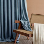 Lazzzy Velvet Blackout Curtains Blue Thermal Insulated Drapes For Bedroom Living Room Darkening 108 Inches Extra Long Window Treatments Super Soft Luxury Rod Pocket 2 Panels Dark Slate