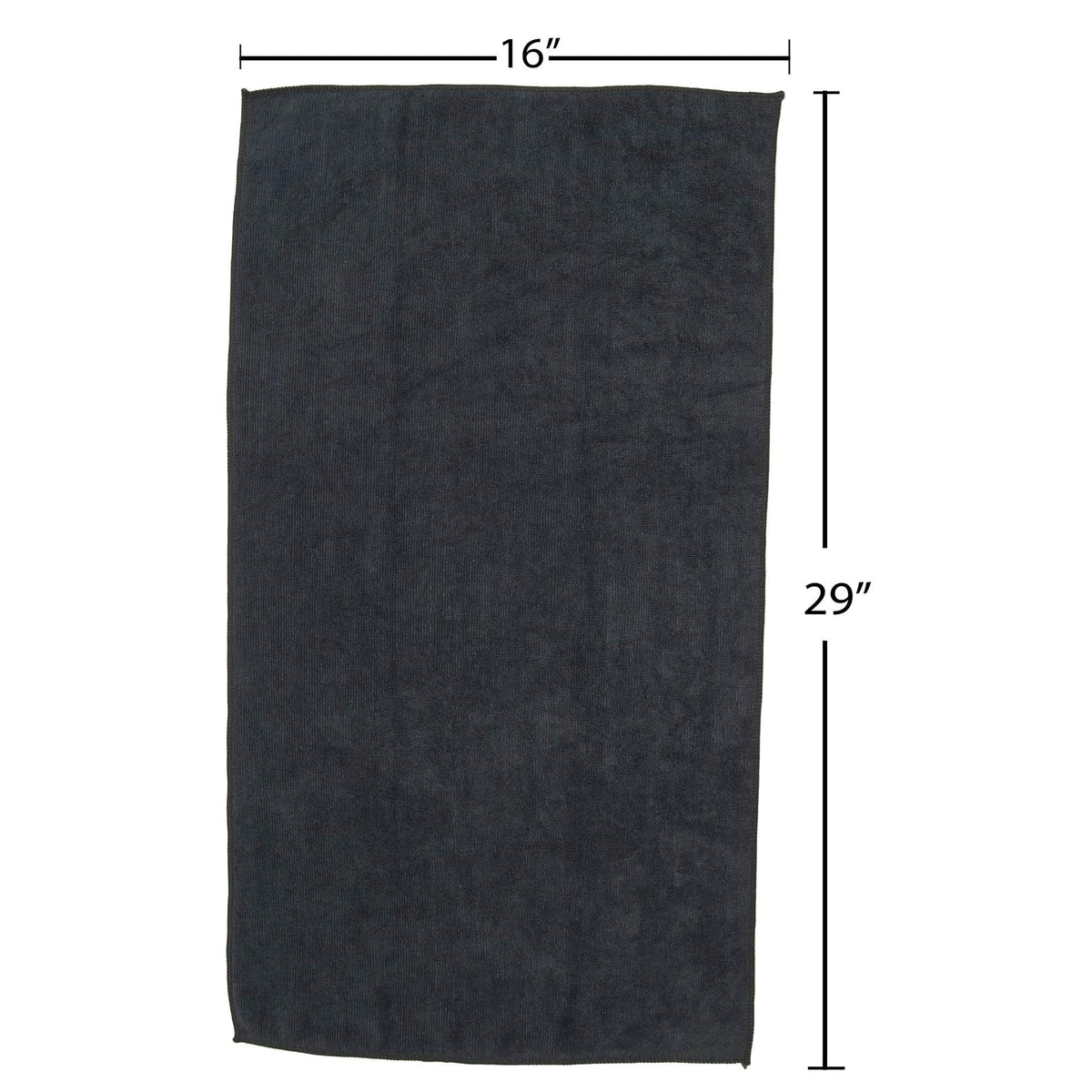 Fromm Softees Microfiber Salon Hair Towels For Hairstylists, Barbers, Spa, Gym In Black, 16' By 29', 10 Count Perfect Hair Car