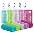 Ymomode Cooling Towels - 5 Pack Gym Towels, Gym Towel for Working Out, Yoga Towel, Quick Dry Towel for Running, Camping, Fitness