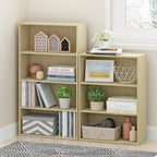 Furinno Pasir 4 Tier Open Shelf, Steam Beech