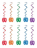 60 Whirls Assorted Colors 5 Count Pack of 2