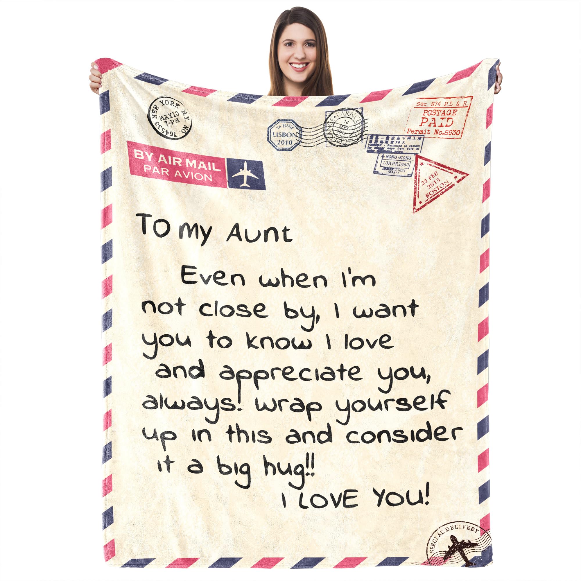 Ufooro Gifts For Aunt, Birthday Gifts For Aunt, Blanket For Best Aunt Ever - Aunt Gifts, Aunt Birthday Gift, Aunt Gifts From Nie
