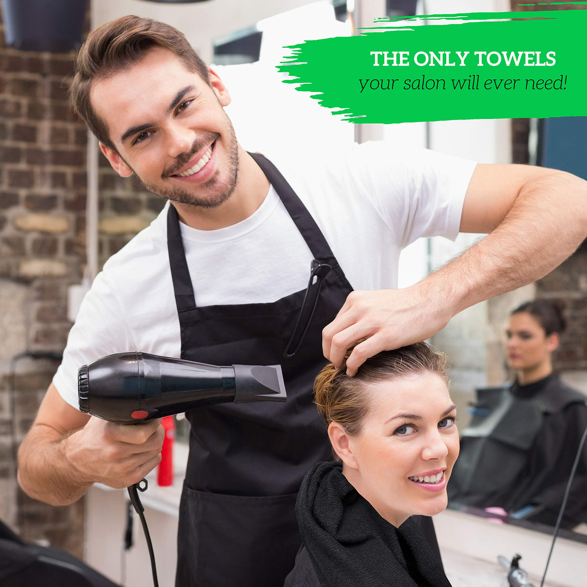 Green Lifestyle 24 Pack Black Microfiber Bleach Safe Towel Bulk Sets, Premium Spa Quality, Super Soft And Absorbent For Gym, Poo