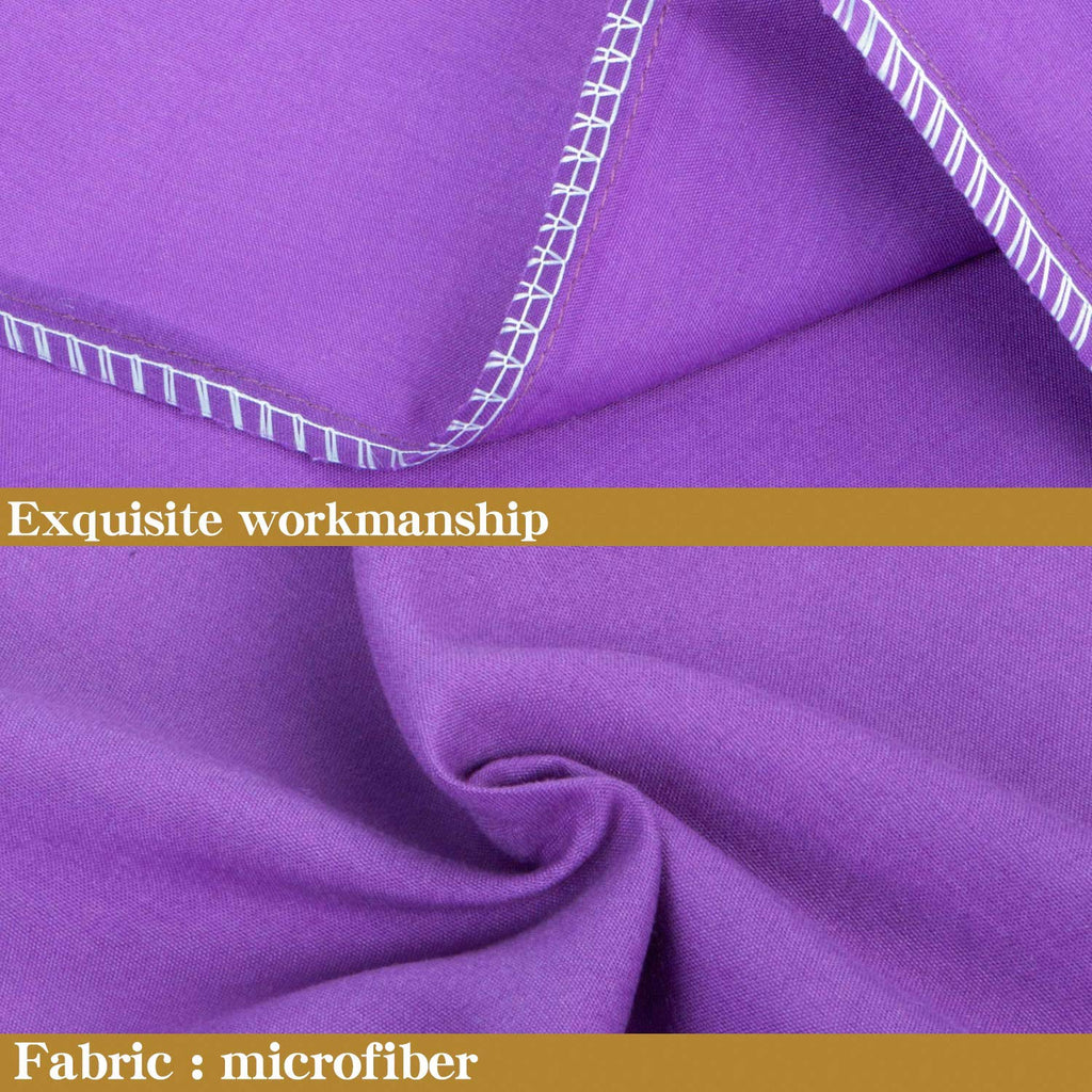 Ntbay Body Pillowcase - Brushed Microfiber 20X54 Pillowcase - Soft, Wrinkle-Free, Fade-Resistant, Stain-Resistant, Purple Body P