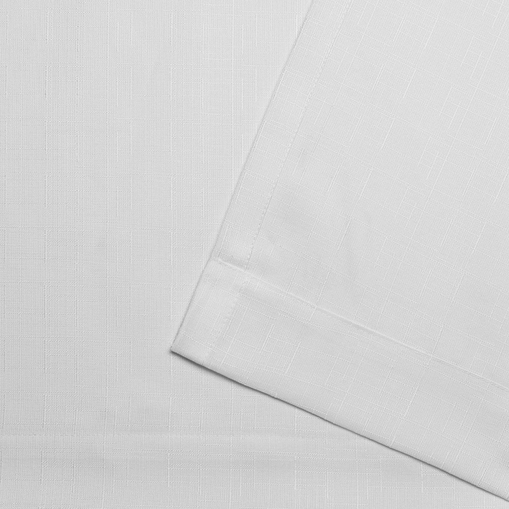 Exclusive Home Loha Tuxedo Tab Top Curtain Panel Pair, 54''X84'', Winter White
