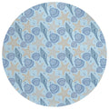 Seabreeze Sz4 Blue Coastal Rug Round 8' X 8'