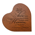 Lifesong Milestone Heart Shaped Wooden Decoration Table Sign Remembrance Gifts To Honor Loved Ones Personalized Memorial Gifts K