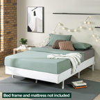 Zinus 7 Inch Metal Smart Box Spring With Quick Assembly, Mattress Foundation, Strong Metal Frame, Easy Assembly, Queen