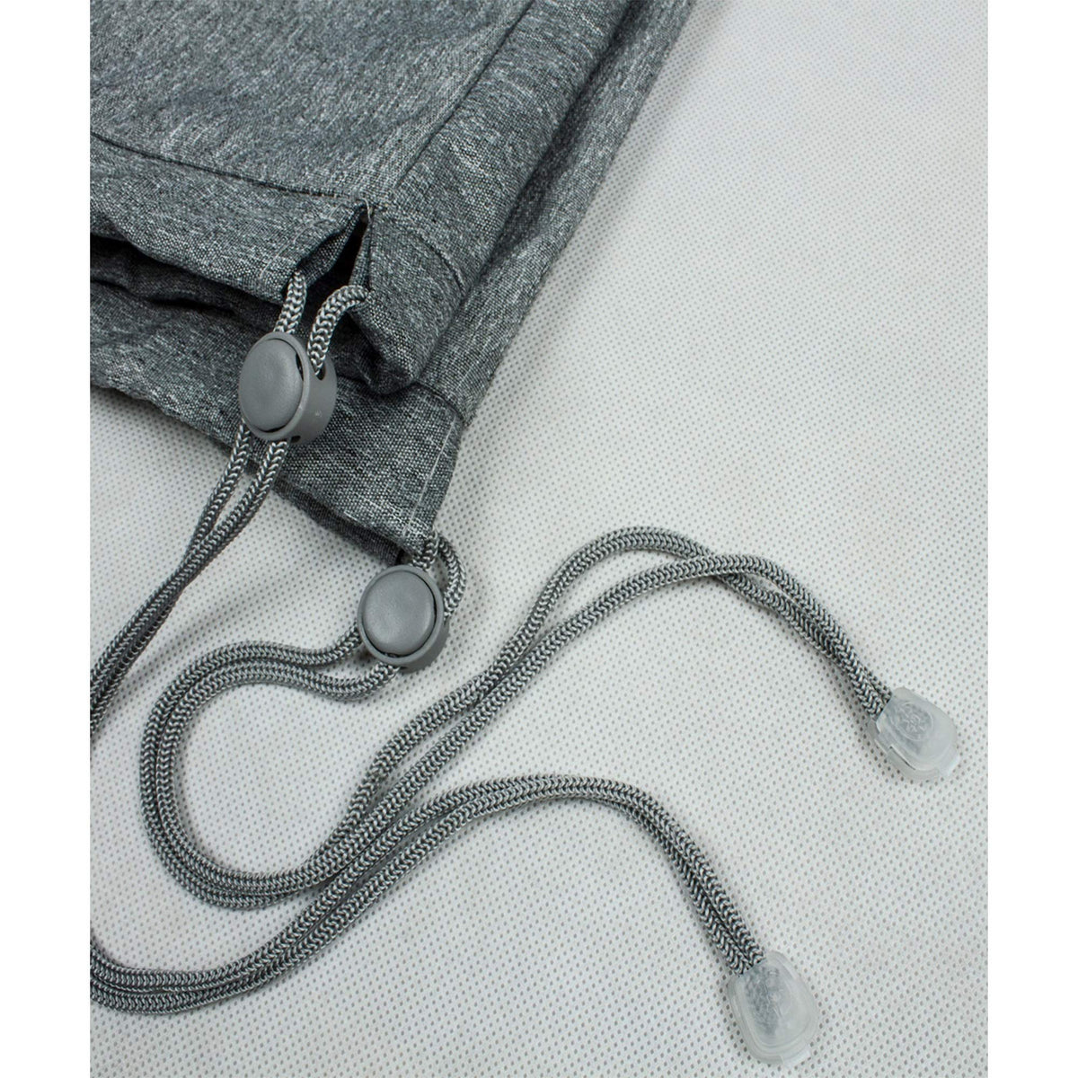 Shield Outdoor Platinum Polyester 56' X 36' Fire Table Cover In Gray Melange