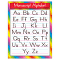 Trend Enterprises, Inc. Manuscript Alphabet Zaner-Bloser Learning Chart, 17' X 22'