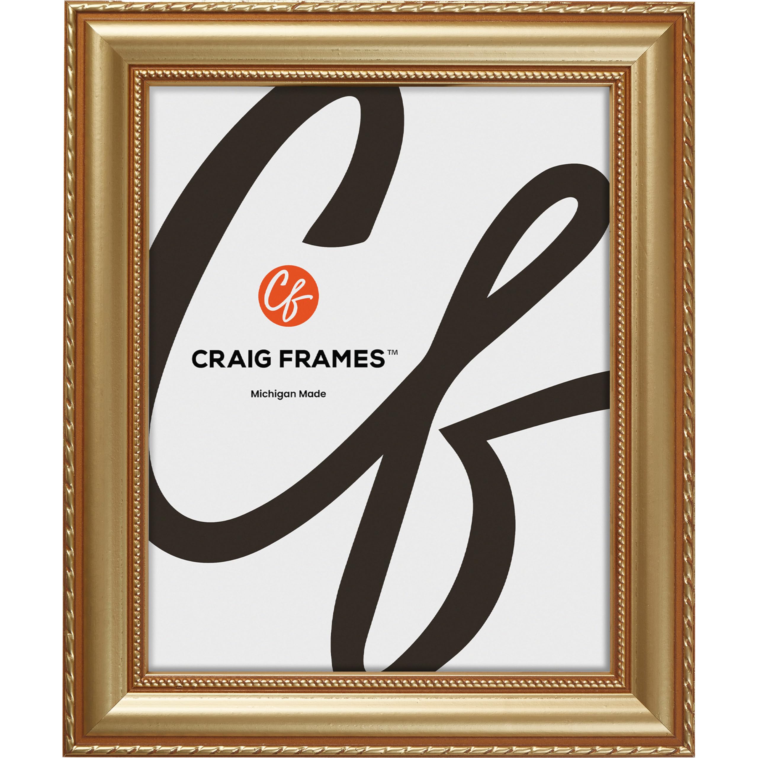 Craig Frames Victoria, 19x19 Picture Frame, Ornate Gold