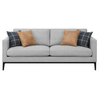 Coaster Home Furnishings Apperson Cushioned Back Sofa Light Grey