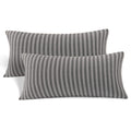 2-Pack Stretch Pillow Cases - Jersey Knit & Ultra Soft Envelope Closure Pillowcases T-Shirt Like Microfiber Blend - Suitable For
