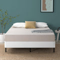 ZINUS No Assembly Metal Box Spring / 7.5 Inch White Mattress Foundation / Sturdy Metal Structure, Full