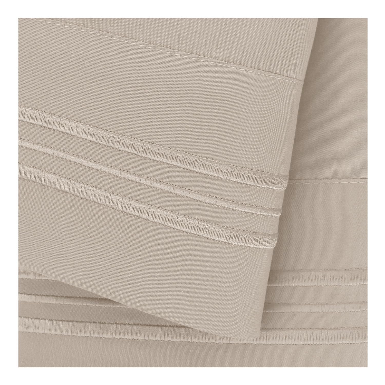 Nestl Linen Rv Queen Sheets – Super Soft Rv Short Queen Sheets For Rv Camper, 4 Piece 1800 Microfiber Fitted Rv Sheets, Double Brushed Rv Bed Sheets Set, Camper Sheets And Pillowcases