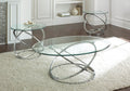 Steve Silver Company Orion 3 Piece Occasional Set, 48" x 32" x 19"/26" x 26" x 22"